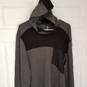 RBX Men's Hoodie NWT Gray Black Large and Medium